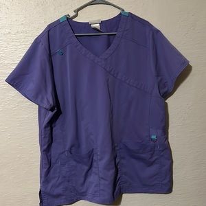 Light Purple Scrub Top